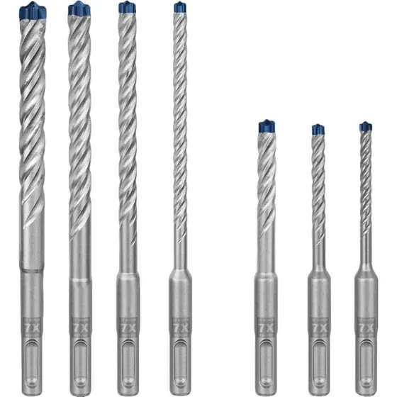 Bosch Expert 7x SDS-plus Borebitsæt, 5-12 mm, 7 dele