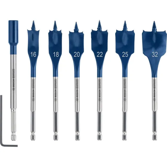 Bosch Expert Selfcut Flat Borebit Sæt 16-32 mm 7 stk