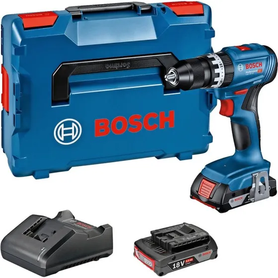 Bosch GSB 18V-45 Akkuslagboremaskine 2x2Ah L-Boxx