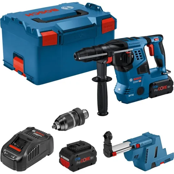 Bosch GBH 18V-28 CF 2x8Ah Akkuborehammer med 3,3J Slagkraft