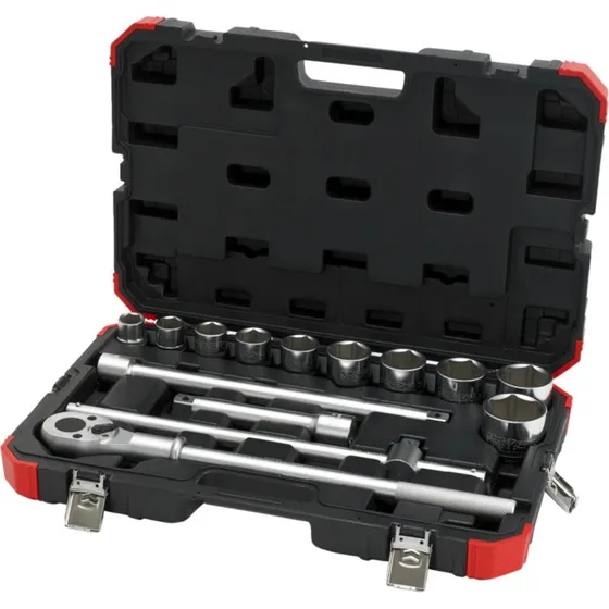 Gedore 3300011 Topnøglesæt 3/4" SW 22-50mm 14 Dele