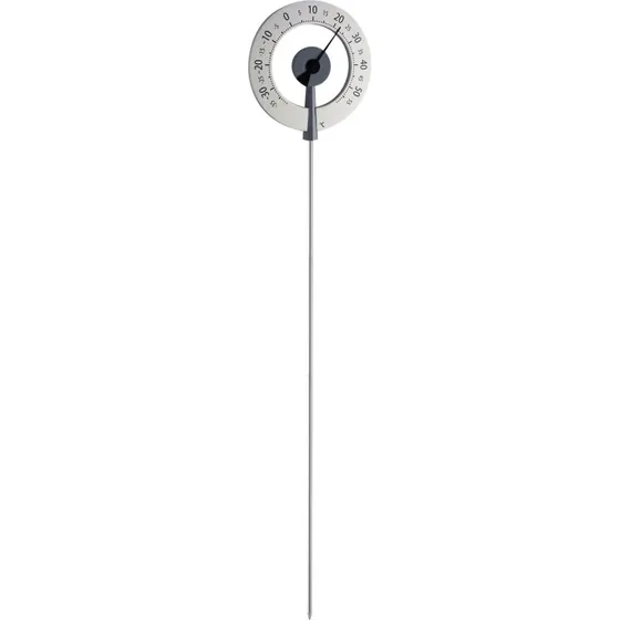 TFA Lollipop Termometer Ude, Sølv/Antracit med Sort Pointer