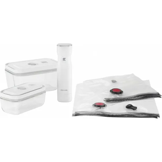 Zwilling Fresh & Save Vakuumbeholder Sæt 0,75 L Hvid 7 stk