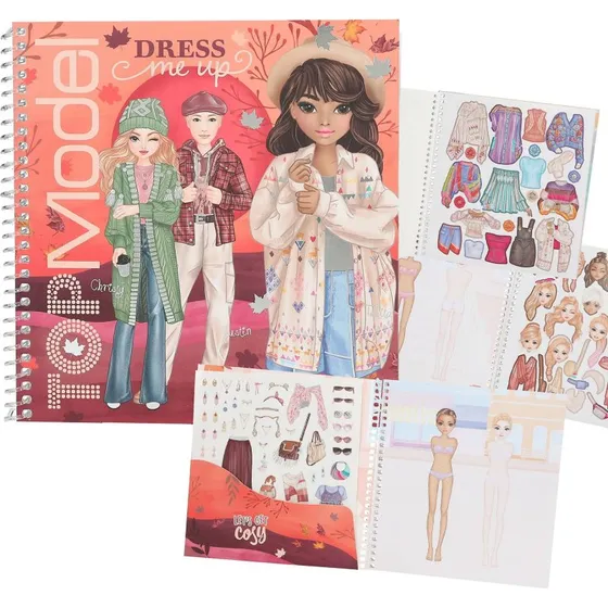 TOPModel Dress Me Up Cosy Klistermærkebog