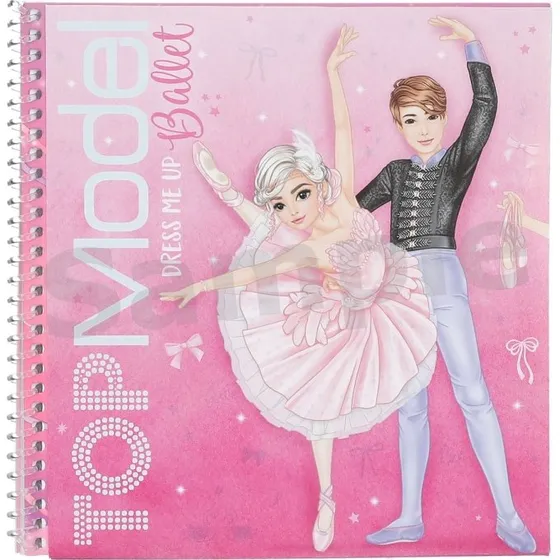 TOPModel Klæd mig på klistermærkebog Ballet – 24 sider, 11 ark