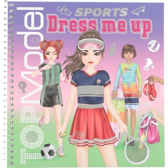 TOPModel Dress Me Up Stickerbook Sports