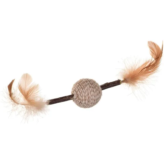Trixie Matatabi Fjer & Raslebold 20 cm