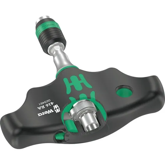 Wera Series 400 T-Handle 416 RA, 45 mm, 1/4"