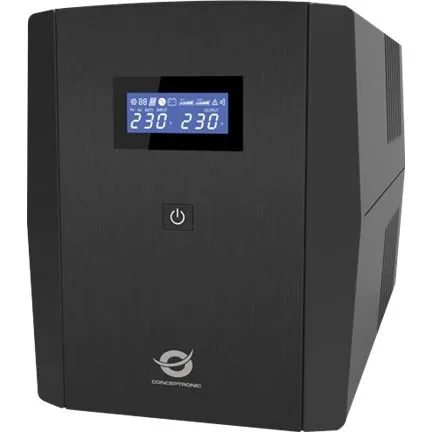 Conceptronic Zeus 03E 1200VA 720W UPS med USB og IEC-stik