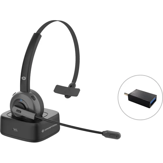 Conceptronic Polona POLONA03BD Trådløs Høretelefon Sort