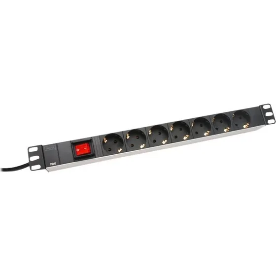DIGITUS DN-95402 7-stik Stikdåse 16A 2m Rack