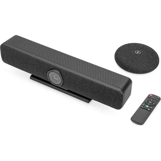 Digitus 4K All-in-One Video Bar Pro, sort/grå
