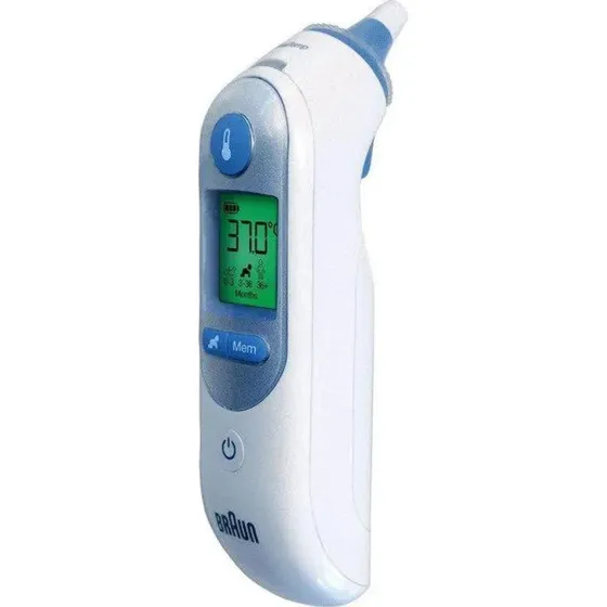 Braun ThermoScan 7 Infrarødt Øretermometer, Hvid
