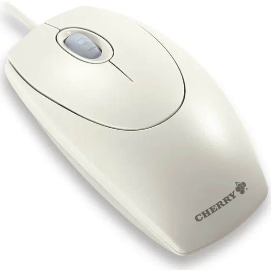 Cherry WheelMouse M-5400 Grå, 3 Knapper, Optisk, Kablet