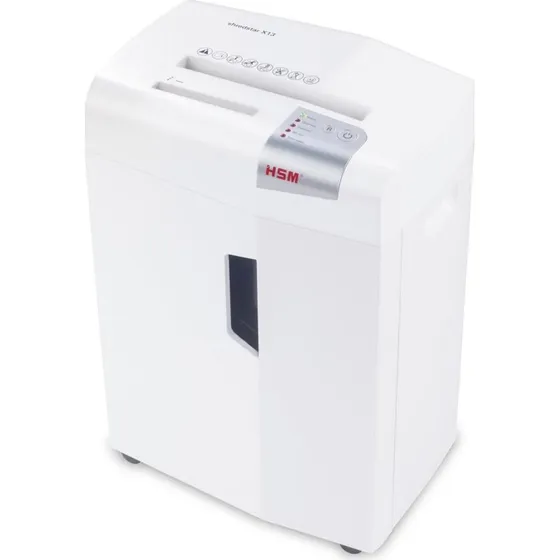 HSM shredstar X13 Partikelskæremaskine 4×37 mm, Sølv