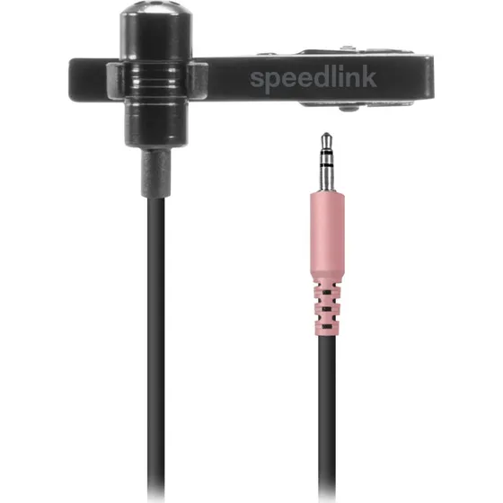 Speedlink SPES Clip-On Mikrofon, Sort