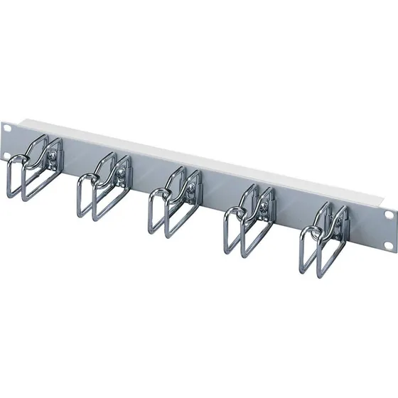 Rittal TS IT Panel til kabelstyring, Grå, 1U, 19"
