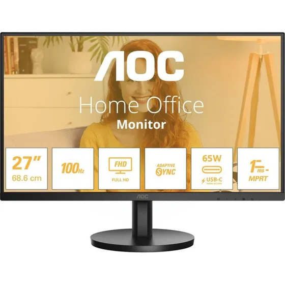 AOC 27B3CA2 27" Full HD 100 Hz IPS USB-C sort