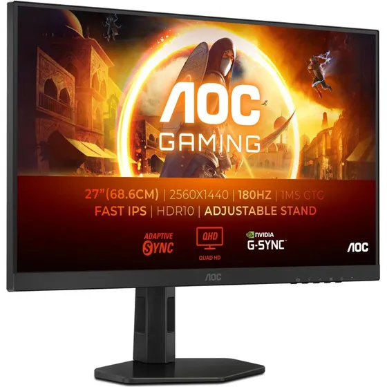 AOC Q27G4XF 27" QHD 180Hz Fast IPS Gaming-skærm