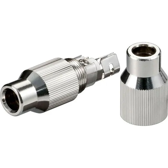 Goobay CA 1009 M Coax-kabelsamler, skruetype, metalhus