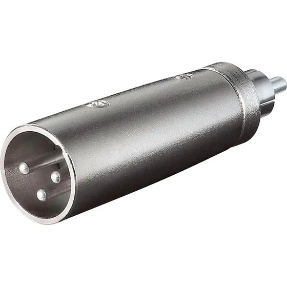 Goobay XLR til RCA Adapter, Sølv