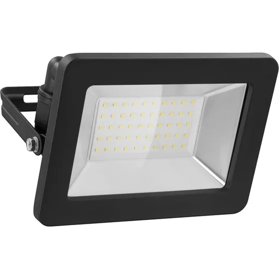 Goobay LED-projektor 50 W, 4250 lm, neutralt hvidt, IP65, M16, sort