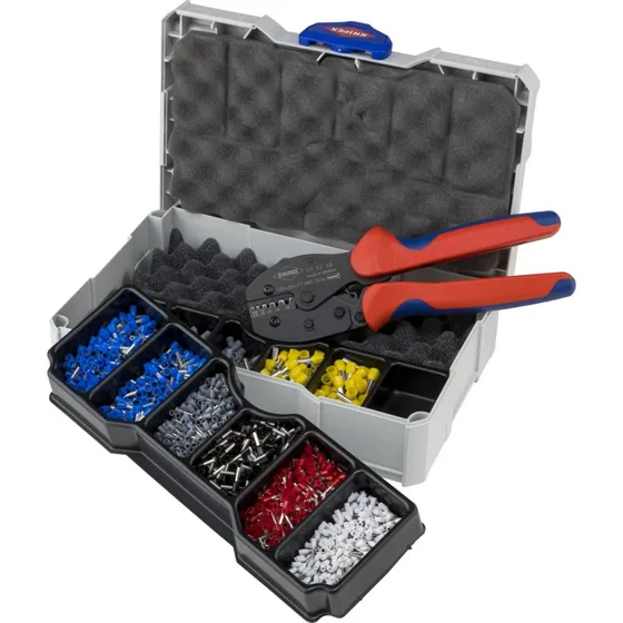 Knipex 97 90 23 Krympetang Sæt med Kabeltyller 0,25-6mm²
