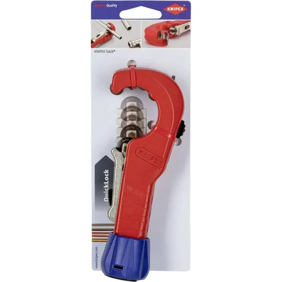 KNIPEX TubiX 90 31 02 Rørskærer, Ø6-35 mm, Rød