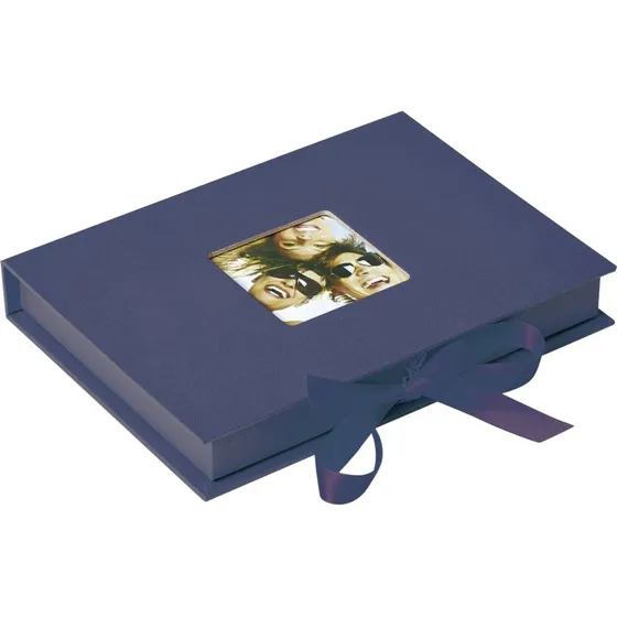 Walther FB-112-L Fotoboks 13x18cm, 70 Billeder, Blå