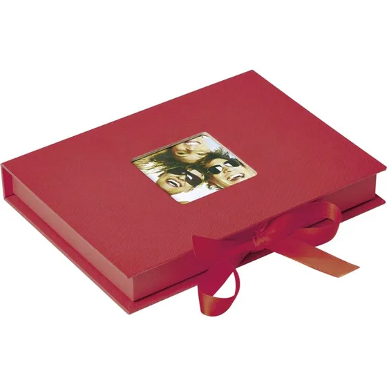 Walther FB-112-R Fotoboks 13x18cm, Rød, 70 Billeder