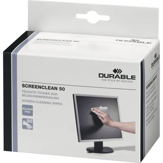 DURABLE Screenclean 50 Aftørringsklude (50 stk)