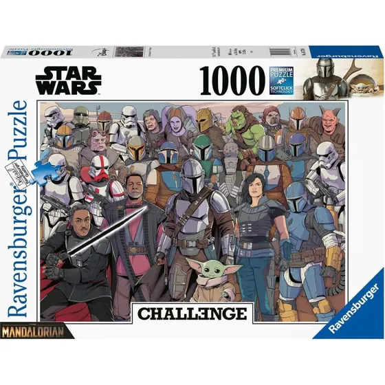 Ravensburger The Mandalorian Puslespil 1000 Brikker