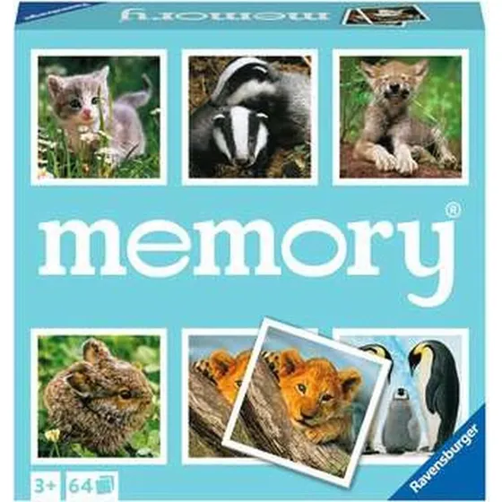 Ravensburger Animal Babies Memory - 3+ år