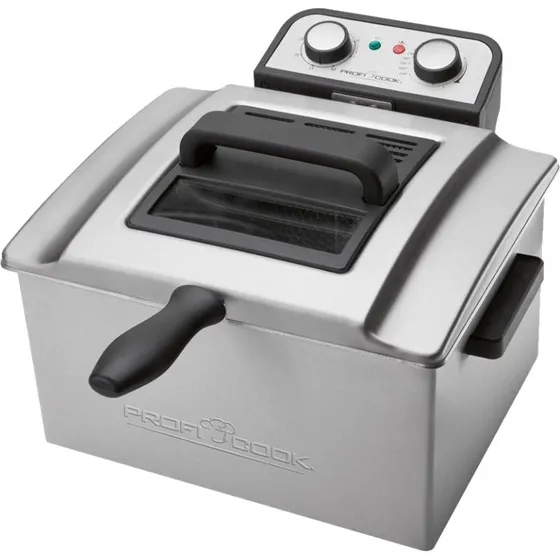 ProfiCook PC-FR 1038 Fritureapparat 5 liter 3 kW rustfrit stål sort