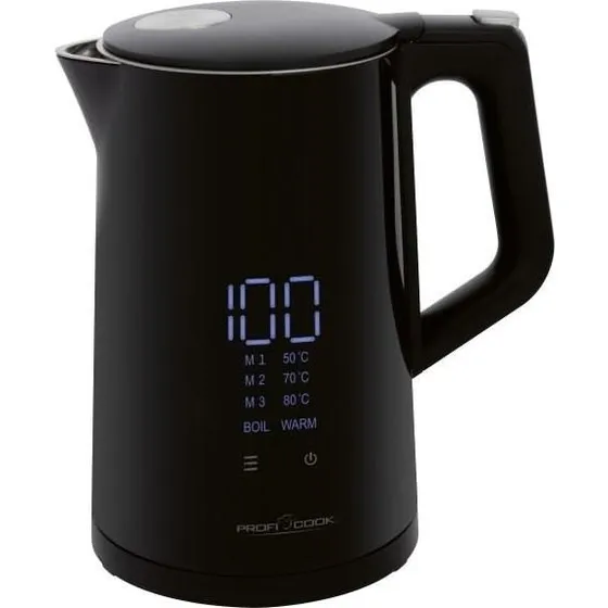 Proficook PC-WKS 1243 Elkedel 1,7 l, 2.200 W, sort