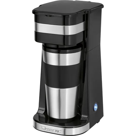 Clatronic KA 3733 Kaffemaskine, 400ml, Rustfrit Stål
