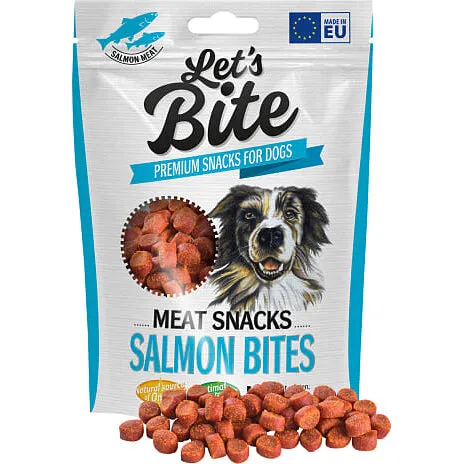 Godbidder med laks, 150 g