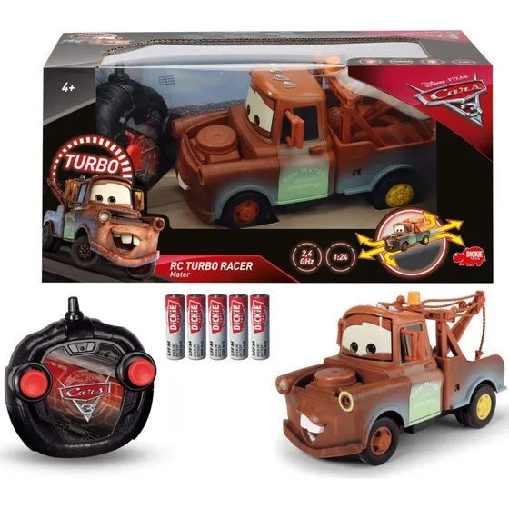 Jada Toys Disney Cars 3 Turbo Racer Mater 1:24 RC