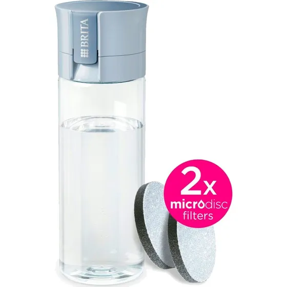 Brita Vital Vandflaske 0,6 L, Blå med Filter