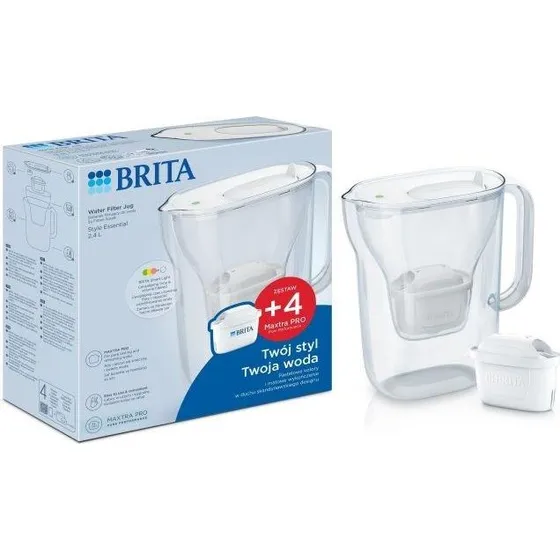 Brita Style Essential +4 Maxtra Pro Pure Performance, hvid, 2,4 l