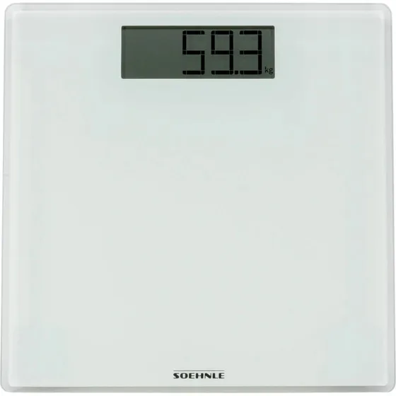 Soehnle Style Sense Comfort 100 Badevægt, 180 kg, Hvid