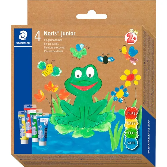 Staedtler Noris Junior Fingermaling 4 farver (4x75 ml)