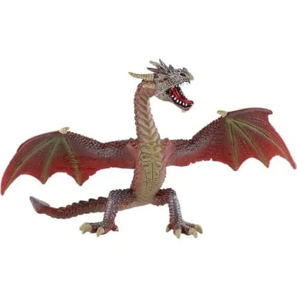 Bullyland 75591 Dragefigur Rød Brun 11-12 cm
