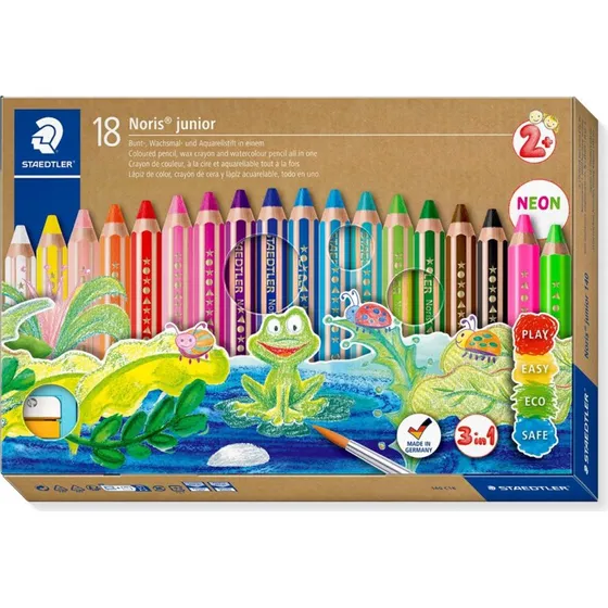 Staedtler Buddy Chunky 3-i-1 Farveblyanter 18 farver