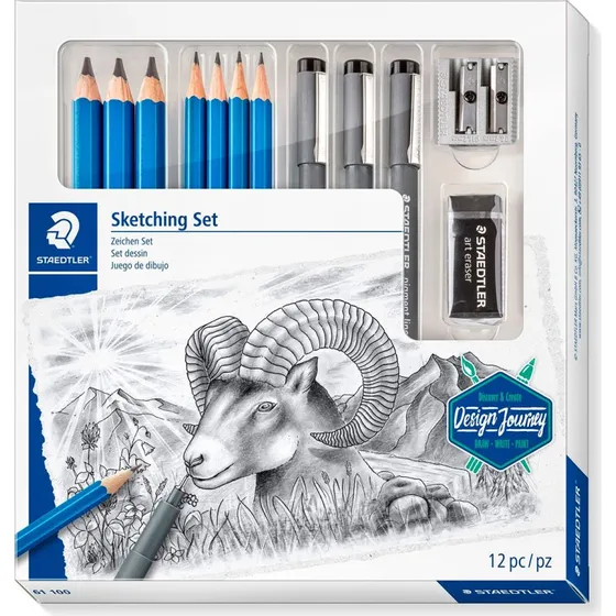 Staedtler 100 Mixed Sæt 12 dele PEFC