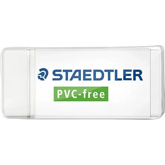 Staedtler Viskelæder PVC-frit, lille, hvid