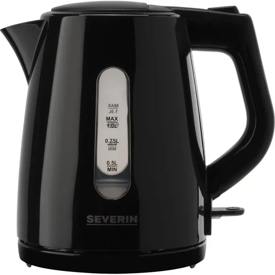 Severin WK 3410 Elkedel 1 L, 2200 W, Sort