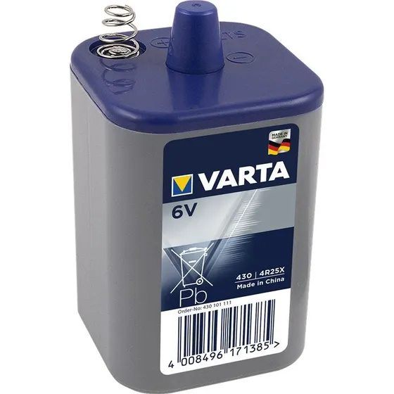 Varta 6V 4R25X Zink/Kul Batteri med Fjeder