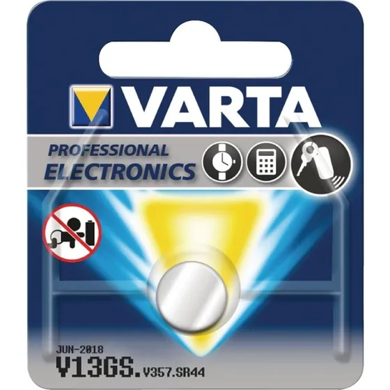 Varta SR44 Sølv-Oxide Batteri 1.55 V 180 mAh