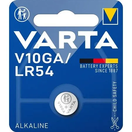 Varta V10GA LR54 1,5V 50mAh Batteri